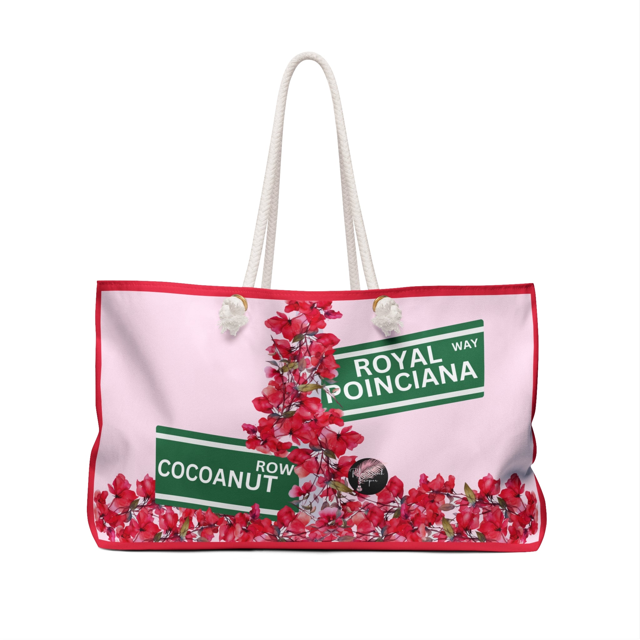 Classic Palm Beach Streets Tote – Stylish & Fun